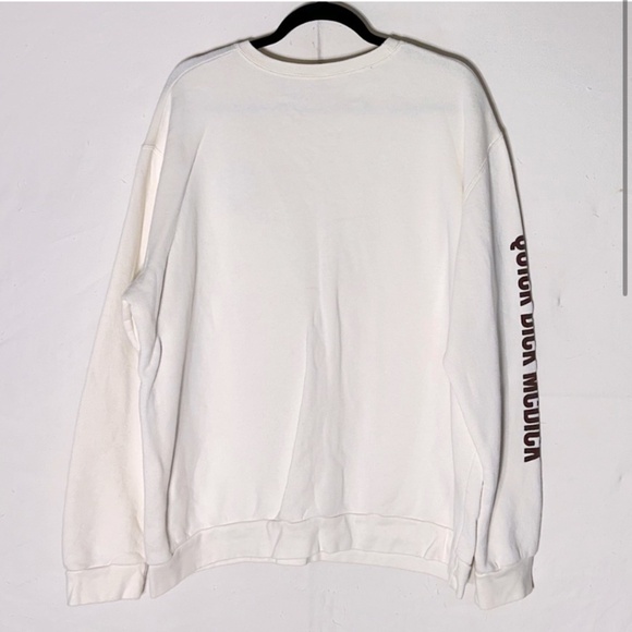 Jerico Cream Bamboo Quick Dick McDick Crew Neck Sweatshirt XXL - Picture 2 of 14